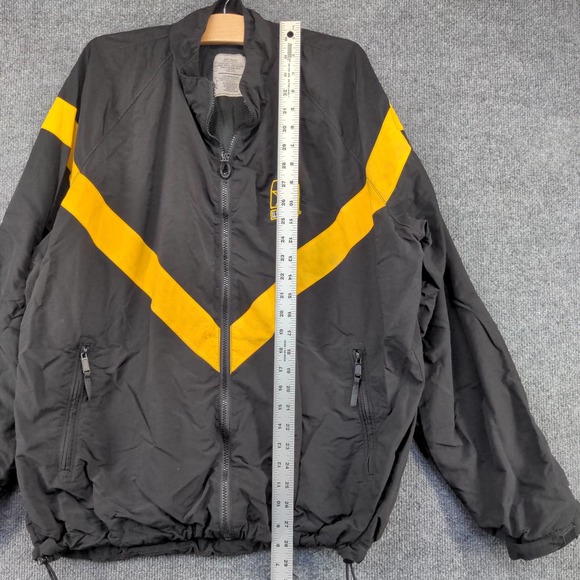 U.S. Army Mens Physical Fitness Uniform Jacket APFU Black Size L - Picture 4 of 14